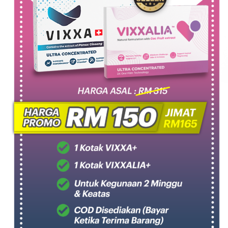 Pakej Pasangan Nikmat (1 Vixxa + 1 Vixxalia)